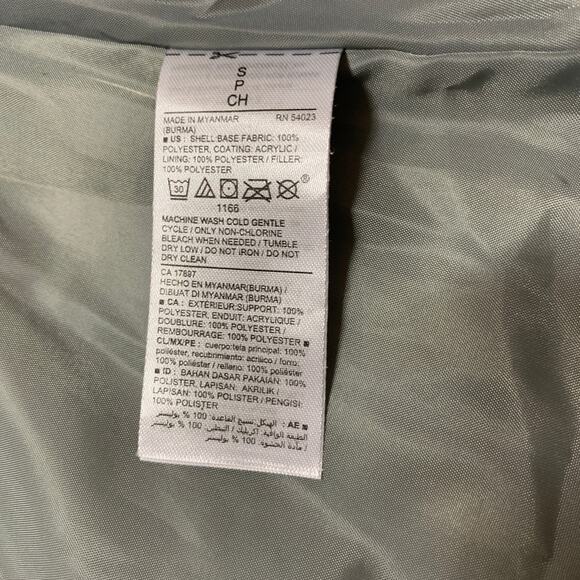 OLD NAVY Gray Mock Neck Quilted Winter Vest Small - Picture 6 of 9